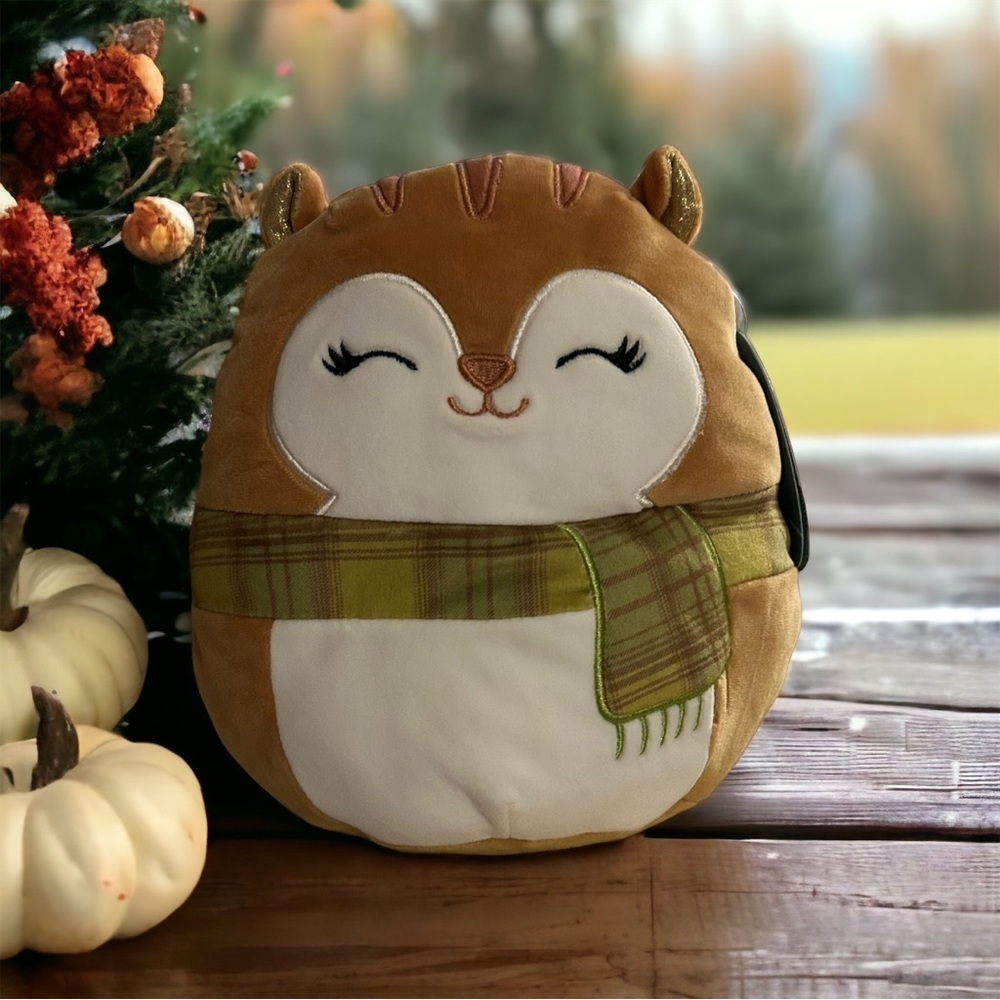 Erin the Squirrel 7” Squishmallow- New Harvest Release 2023